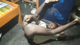 Indian gay boy fuking her big ass in cucumber  - 15 image