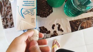 Dissolving Your Friend's Cum with Special Products - 15 image