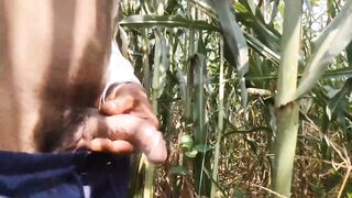 Village Twink Jerking Big Cock Outdoors - 3 image