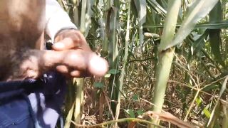 Village Twink Jerking Big Cock Outdoors