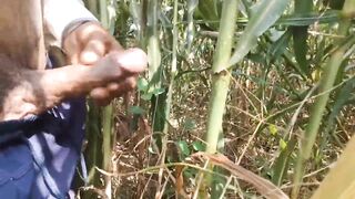 Village Twink Jerking Big Cock Outdoors - 5 image