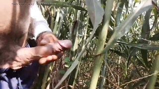 Village Twink Jerking Big Cock Outdoors - 9 image