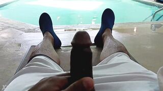 Alex69alex6969 Hotel pool got a hard cock - 4 image