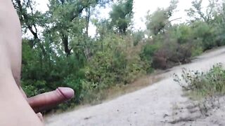 Young twink exhibitionist loves finding a well-hung dick to feed on while public nude beach cruising