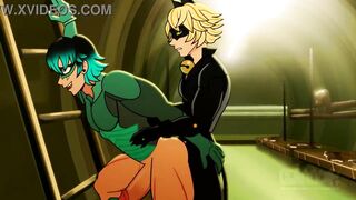 Cat Noir X Viperion Hentai - 11 image