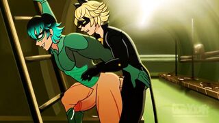 Cat Noir X Viperion Hentai - 12 image