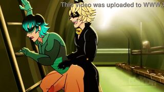 Cat Noir X Viperion Hentai - 8 image