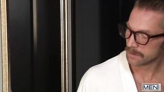 MEN - Travis Stevens And His Stepfather Adam Herst Indulge In A Naughty Fuck Session That Ends With Cum All Over The Place - 2 image