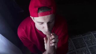 It was the first time he had seen such a big dick - deep blowjob and penetration up to the balls 317 - 5 image