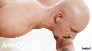 TWINKPOP - Malik Delgaty Pounds Travis Connor In Prone Bone, Then Shoots His Load All Over His Face - 12 image