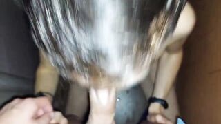 Young twink cruising up male sex sauna and getting fed on dude's seed - 13 image