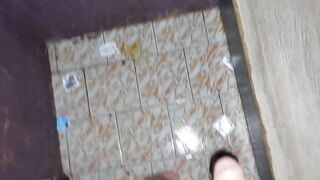 Young twink cruising up male sex sauna and getting fed on dude's seed - 2 image