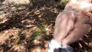 I Suck a Bitch's Cock and Put My Finger in Her Ass in the Woods - 11 image