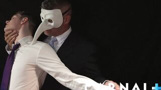 MasonicBoys Church lad Ethan Tate barebacked by big dick suited DILF - 3 image