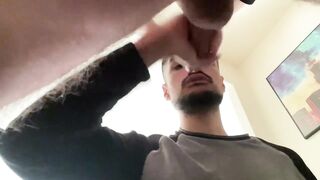 eating my friends cum - 15 image