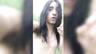 I get naked on the river bank and masturbate until I cum - 11 image
