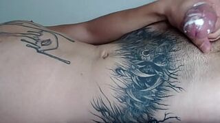 Young Latino boy masturbates and cums in droves - 1 image