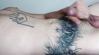 Young Latino boy masturbates and cums in droves - 5 image