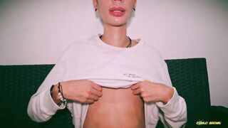 Sexy Skinny Twink Magic C Jerking His Big Cock And Shooting His Cum On Your Face - 3 image