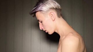 Cute twink impaled his huge dick on his friend - 10 image