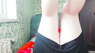 I am a Boy Sexy Pink Ass Short Mini Skirt Big Butt Sissy Shemale Big Ass Booty Lady Boy Tranny Trap