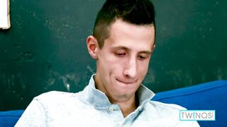 Hot Brunette Twink Thomas T Jerks Off And Fingers His Butt! - 3 image