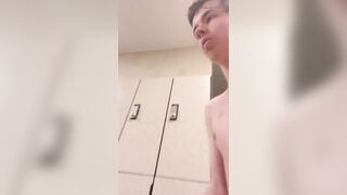 Locker Room and Bathrooms Risky Fun!