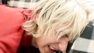 Blonde haired twink getting ass spanked and spanking back - 10 image