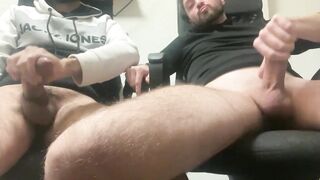 watching porn with my friend and jerking off - 9 image