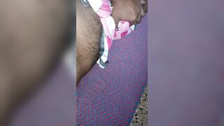 Ass wife in my office room with condom sperm drop