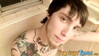 Hot and cute straight dude Blinx wanking his big pecker - 3 image