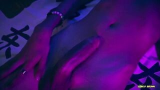 Magic C Jerking His Big Twink Cock Results in Lots of Precum and Thick Cum Loads - 5 image