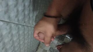 Horny guy with big dick banging in the bathroom - 15 image