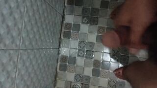 Horny guy with big dick banging in the bathroom - 2 image