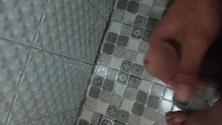 Horny guy with big dick banging in the bathroom - 3 image