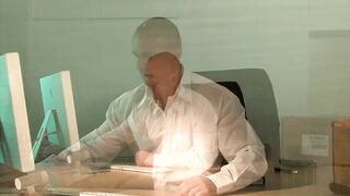 Vin Costes, solo masturbation in the office, to relax after - 4 image