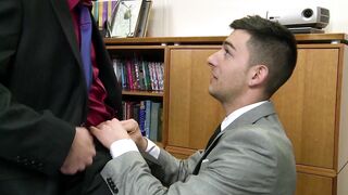 Very busy but horny boys have office fuck - 12 image