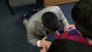 Very busy but horny boys have office fuck - 14 image