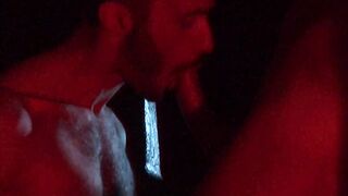 Tom Green, Joe Gunner & Ethan Cordoba, gay 3some in the red