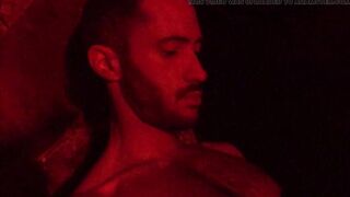 Tom Green, Joe Gunner & Ethan Cordoba, gay 3some in the red