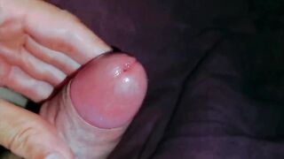 handjob big cock close up lubricant