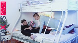 STAXUS :: I discover my friend masturbating and I can't help but help him, it makes me horny as hell. - 5 image