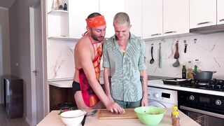 Hard passage on a culinary show, chef the cook could not resist and fucked right on the air of the guest 577 - 3 image