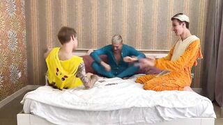 cute twinks play with each other, after which they begin to seduce each other into sex