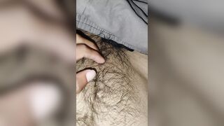 Playing with my body hair