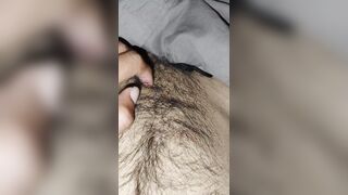 Playing with my body hair