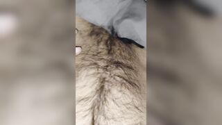 Playing with my body hair