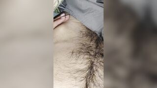 Playing with my body hair