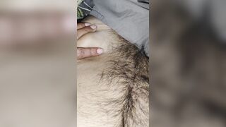 Playing with my body hair
