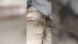 Playing with my body hair